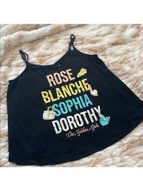 Black Golden Girls black Graphic Tank Top